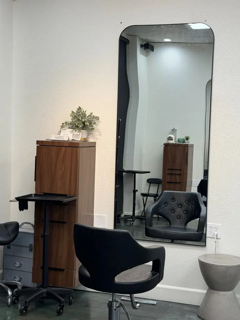 Prim and PROPER salon styling station